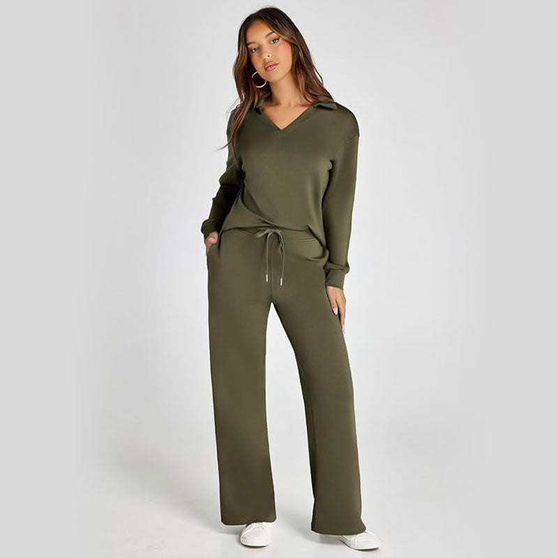 ☁️49% OFF!👍Women's 2 Piece Sets Outfits Casual Long Sleeve Sweatsuits Sets