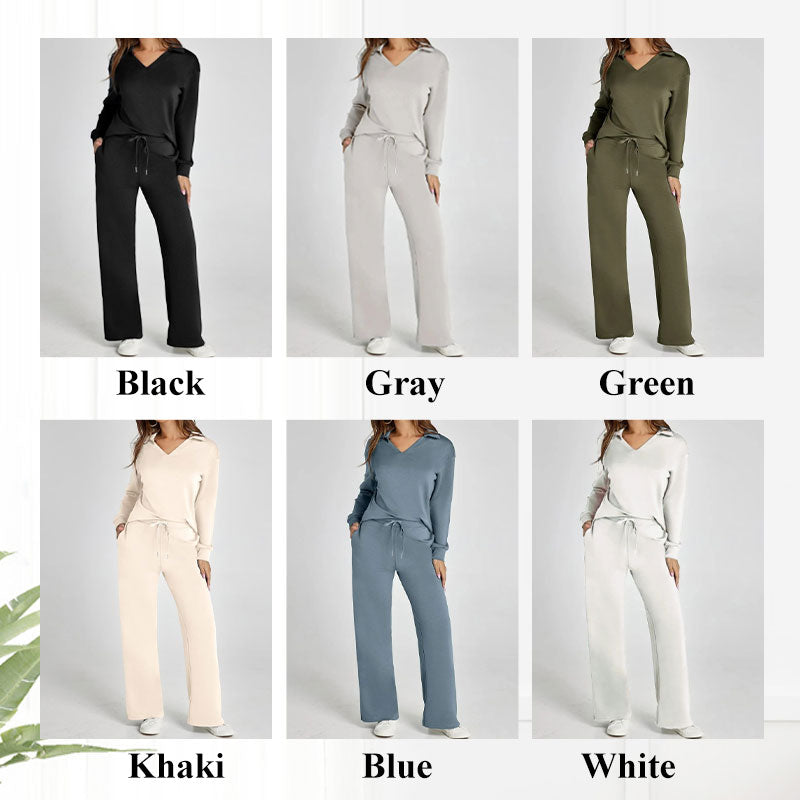☁️49% OFF!👍Women's 2 Piece Sets Outfits Casual Long Sleeve Sweatsuits Sets