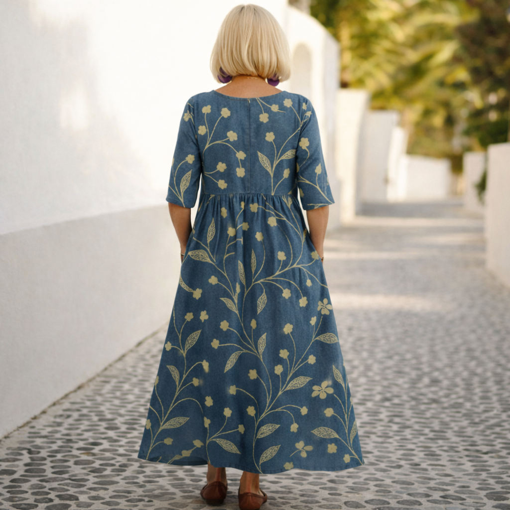 Violet | Midi Dress – Effortless Comfort & Timeless Grace