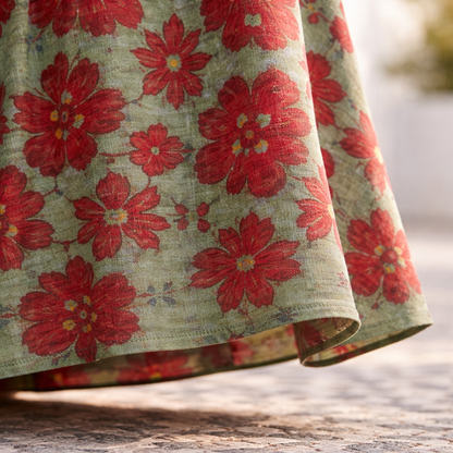 Flora | Chic Floral Dress – Bold Colours & Feminine Style