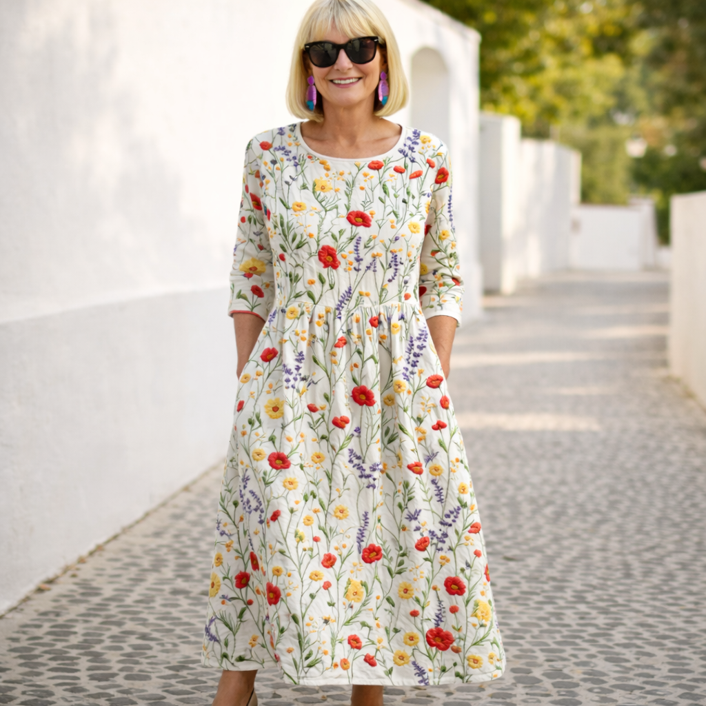 Luna | Floral Maxi Dress – Flowing, Feminine & Effortlessly Chic