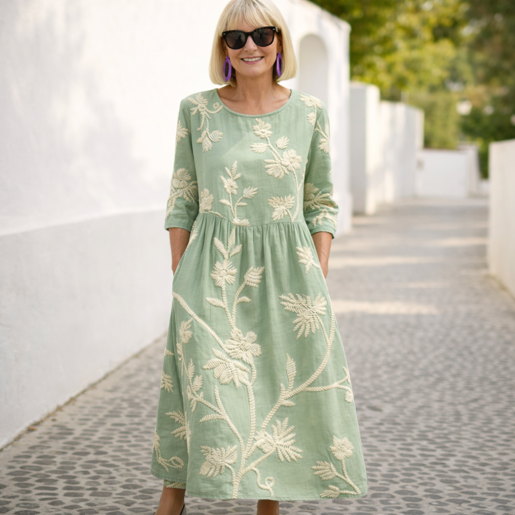 Luna | Floral Maxi Dress – Flowing, Feminine & Effortlessly Chic