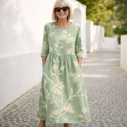 Luna | Floral Maxi Dress – Flowing, Feminine & Effortlessly Chic