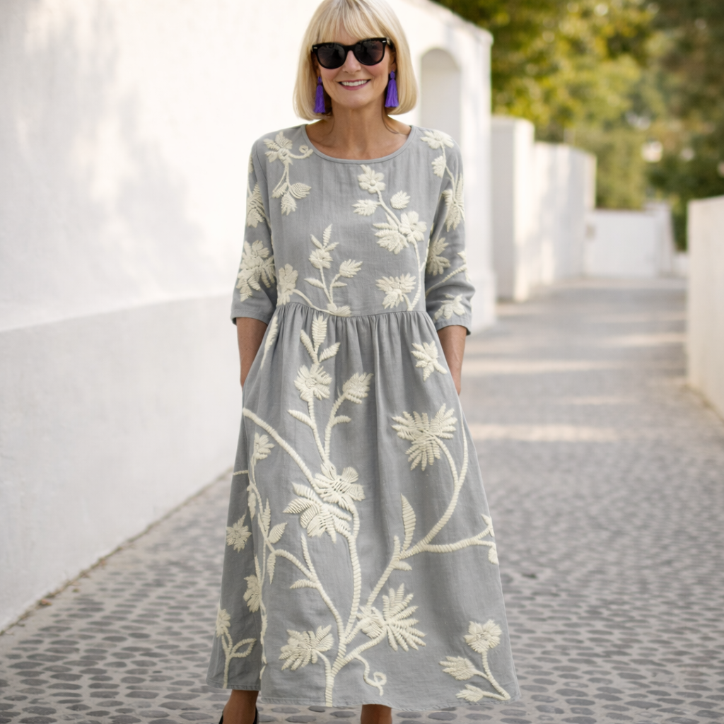 Luna | Floral Maxi Dress – Flowing, Feminine & Effortlessly Chic