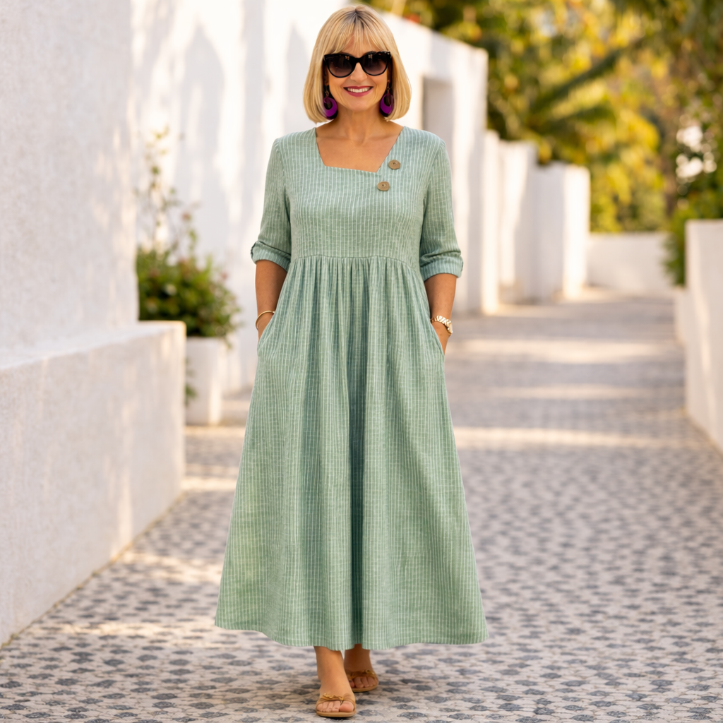 Celeste | Elegant Midi Dress – Refined, Graceful & Timeless