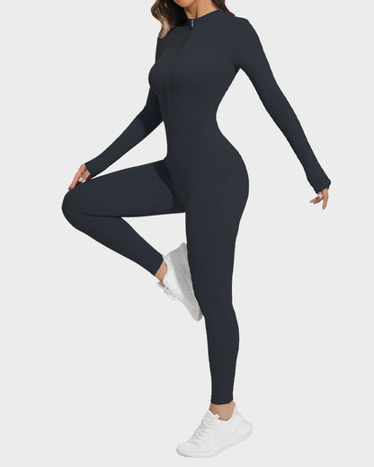 Fleece Slim-Fit Winter Training Jumpsuit