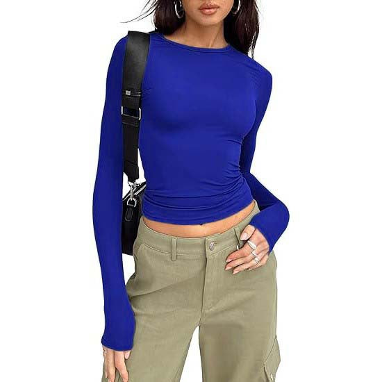JIHYO™ – Women's Casual Long Sleeve Round Neck Top