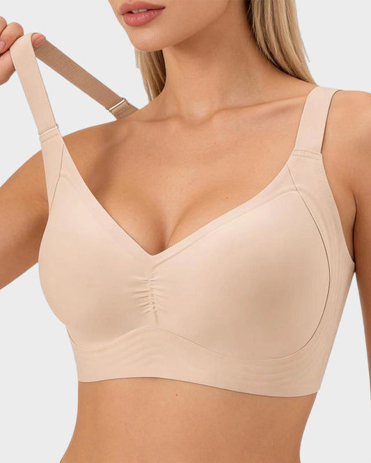 Plus-Size Wireless Full Coverage Minimizer Bra