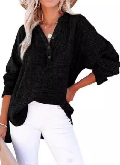 AYLA™ – Women's Casual V-Neck Blouse