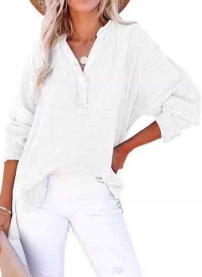 AYLA™ – Women's Casual V-Neck Blouse
