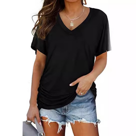 EILY™ – Women's Classic V-Neck Loose Fit Shirt