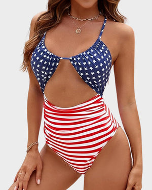 Blue Red stripes
